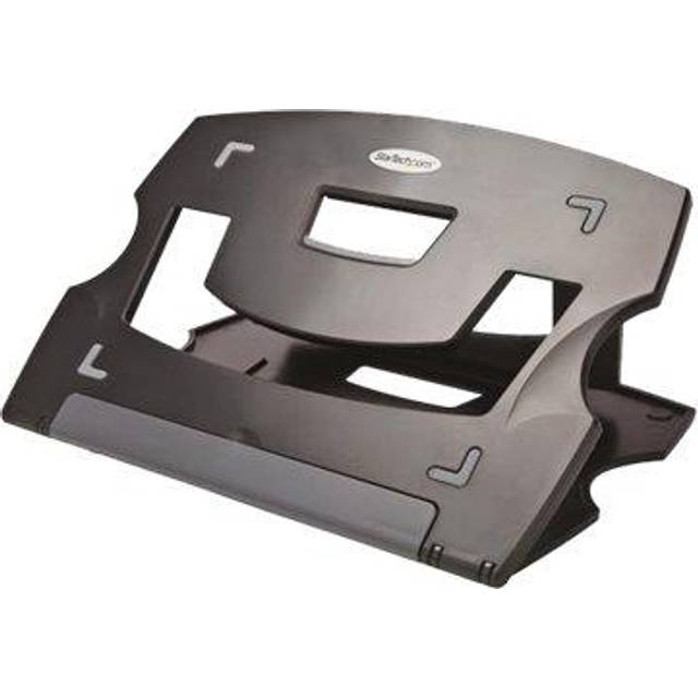 StarTech.com Bärbart laptopstativ – justerbart laptopstativ – ergonomiskt laptopstativ – laptop-höjare för skrivbord (LTRISERP)