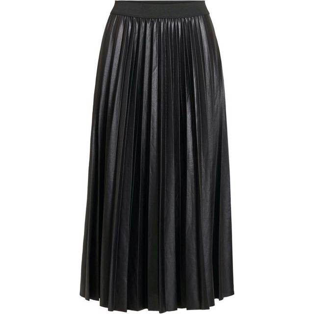 Vila Black Pleated Skirt - S