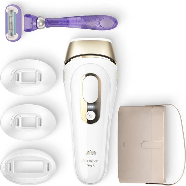 Braun - IPL Silk-expert Pro 5 PL5347 IPL with 5 Extras: Venus razor and Super Premium Beauty Box for Women