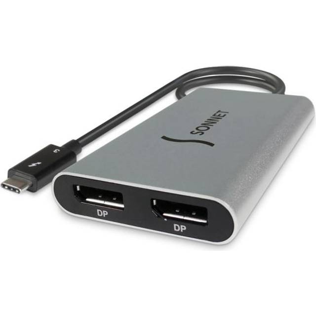 Sonnet Thunderbolt 3 to Dual DisplayPort Adapter
