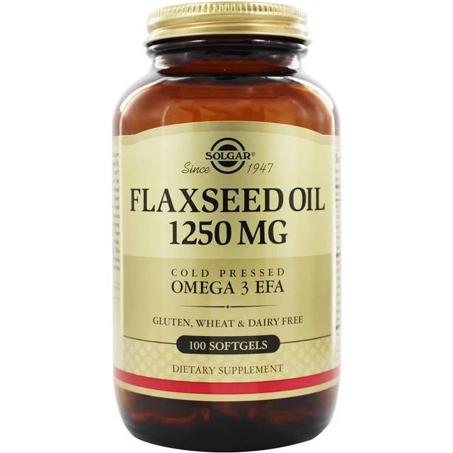 Solgar, Flaxseed Oil 1250 mg. 100 capsules