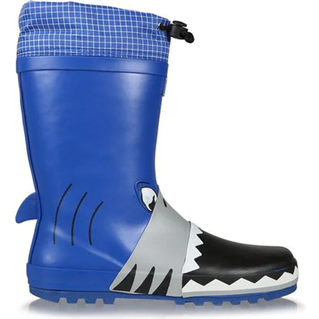Regatta Kids Waterproof Mudplay Animal Wellies Blue, Size: UK Infant 12