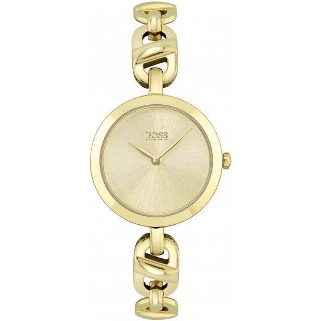 Hugo Boss Watch New Chain Ladies - Gold