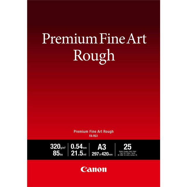 Canon FA-RG1 Premium Fine Art Rough Paper A3 25 sheets