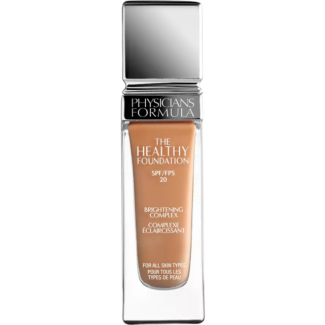 - The Healthy Foundation SPF 20 - Long-wearing Foundation with Lightweight, Medium Coverage - with Brightening Complex, Hyaluronic Acid, Vitamin A, C&