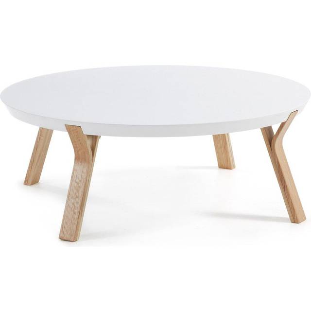 White and ash Dilos coffee table Ã˜ 90 cm