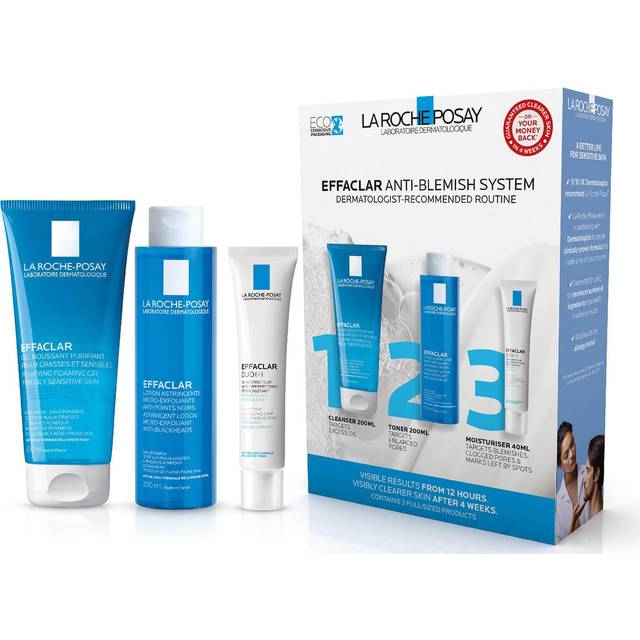 Effaclar 3-Step Anti-Blemish System For Blemish-Prone Skin