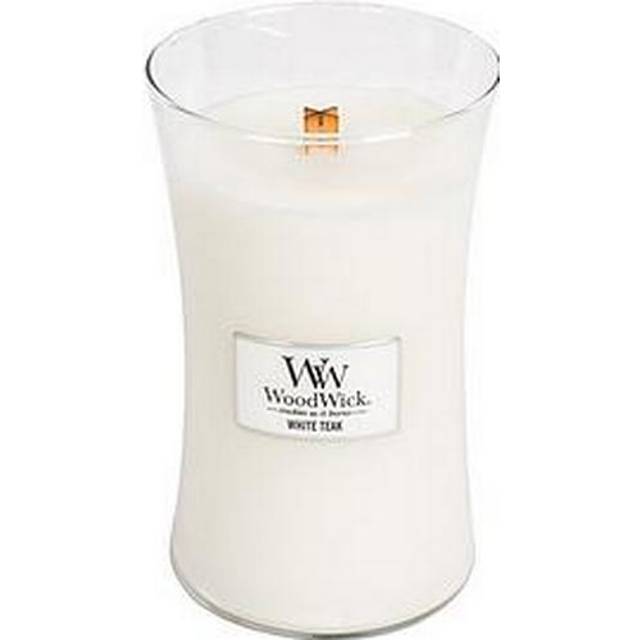Woodwick White Teak doftljus trä wick 609,5 g