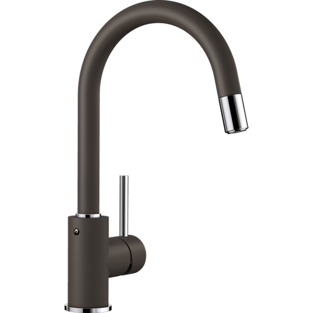 Mida Pull Out Faucet Single Lever Monobloc Tap - Coffee (18.6cm)