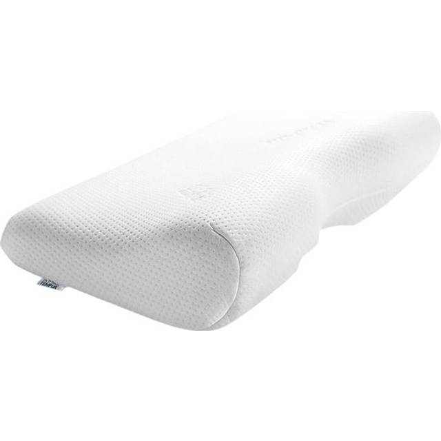 Tempur Millennium Ergonomisk Nackstödskudde För Ryggen, Syntetisk Fiber, Vit, 54 x 32 x 9.5 cm