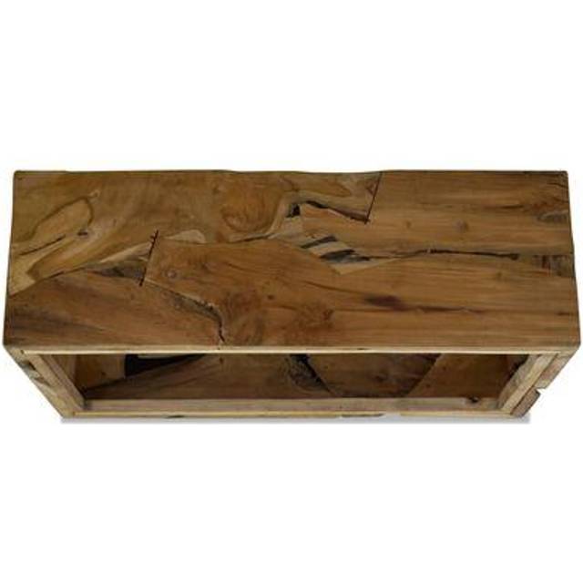 Soffbord 90x50x30 cm äkta teak brun