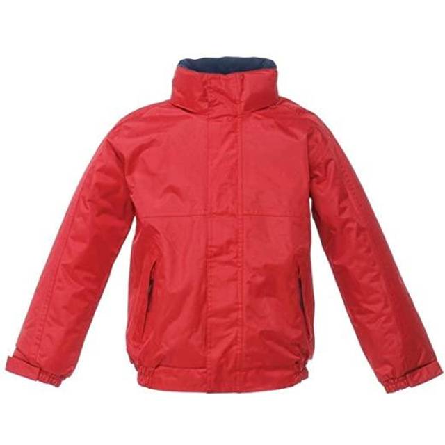 Regatta Junior Kids Dover Jacket TRW418 Classic Red/Navy Age 3-4 Colou