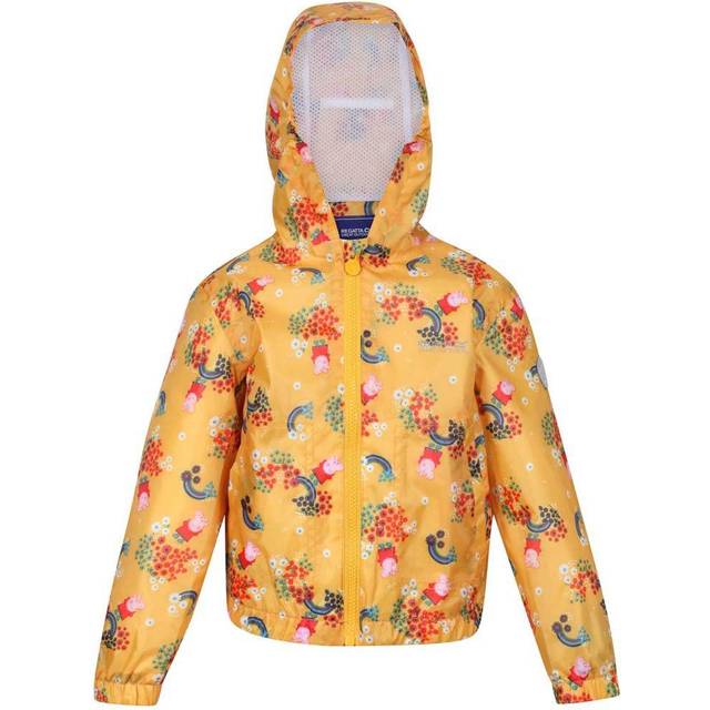 Regatta Girls Muddy Puddle Waterproof Durable Hooded Jacket 48-60 Months (104-110cm)