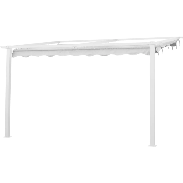 VÄGGPERGOLA VIT 3X4M | Beijerbygg Byggmaterial