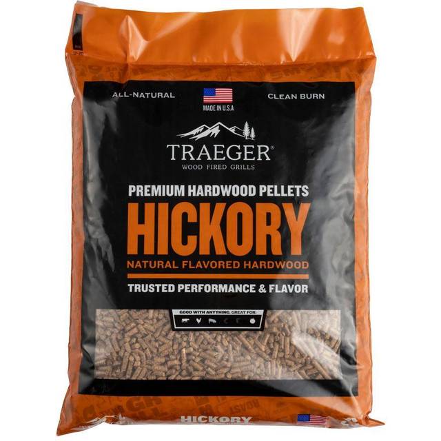 Traeger FSC Hickory BBQ Wood Pellets 9kg PEL345