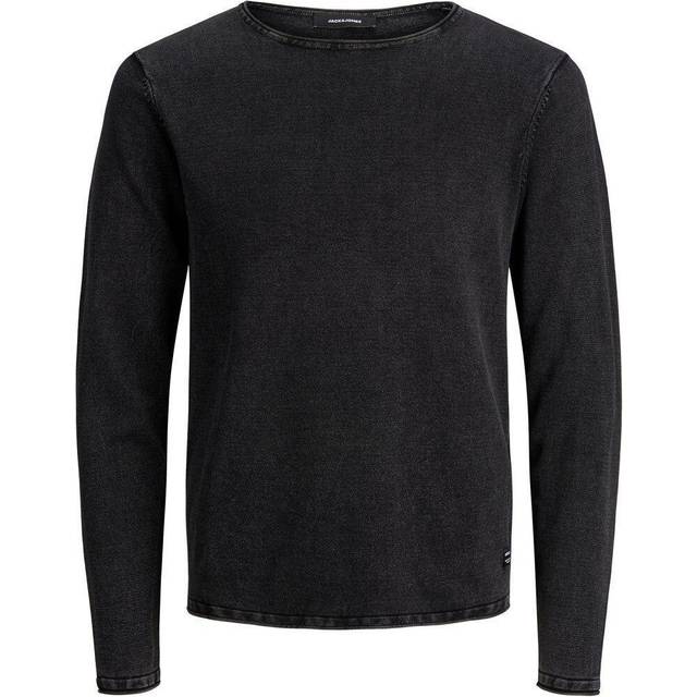 Jack & Jone Leo Round Neck Sweater - Noir - M