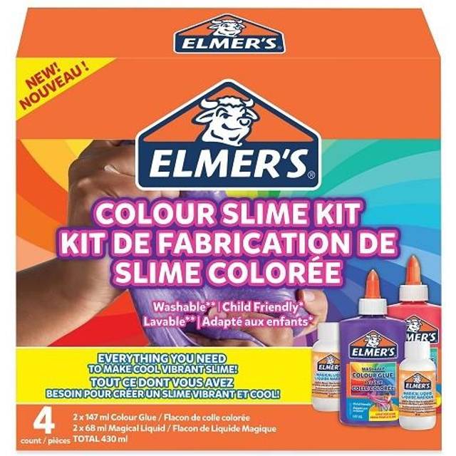 Elmer's Slime Kit Glues and Glitter Pens - Purple Violet & Pink Rose
