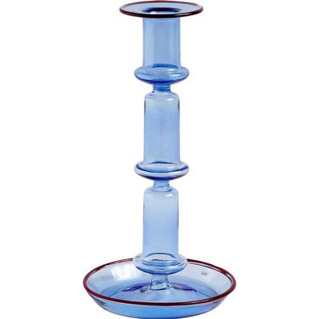 HAY Flare tall candle sticks yellow-white