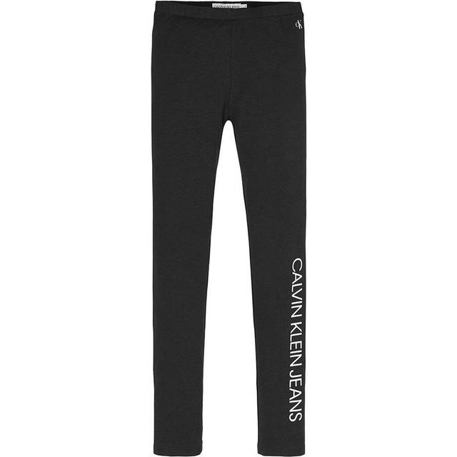 CALVIN KLEIN Logo Legging |Svart |152