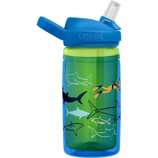 (scuba sharks) Camelbak Eddy+ Kids water bottle insulated double wall - 400ml spill proof