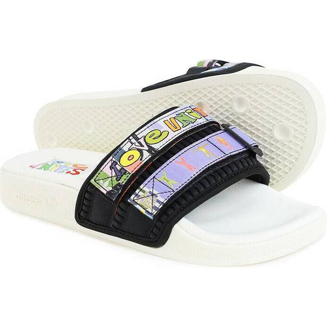 adidas Adilette 2.0 Slide 'Pride Pack - Love Unites' - Black - 6.5