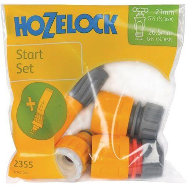 Hozelock Fittings & Nozzle Bulk Bag Kit - Yellow & Grey