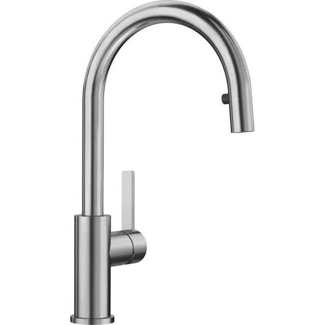 Candor Pull Out Single Lever Monobloc Tap - Stainless Steel (22.5cm)