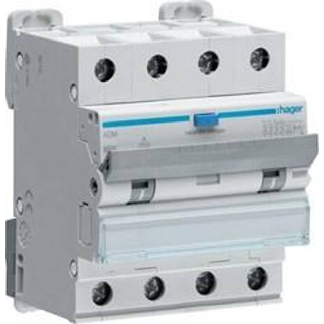 Hager Personskyddsbrytare 4-pol C 16A 30mA ADM466C