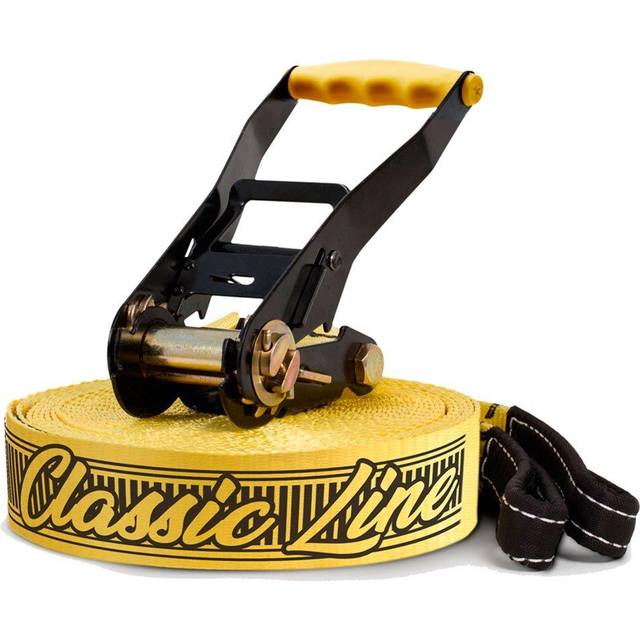 Gibbon Slacklines - Classicline XL - Slacklining size 25 m - 5 cm, yellow