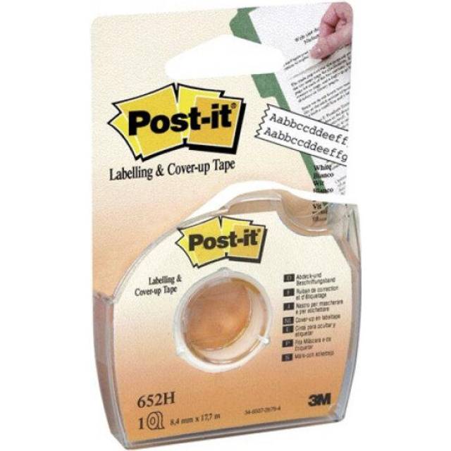 3M Post-it Cover Up Tape 3M652H - Bright Neon