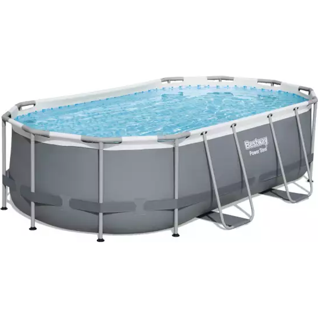 Bestway Power Steel Oval Poolset 427x250x100 cm