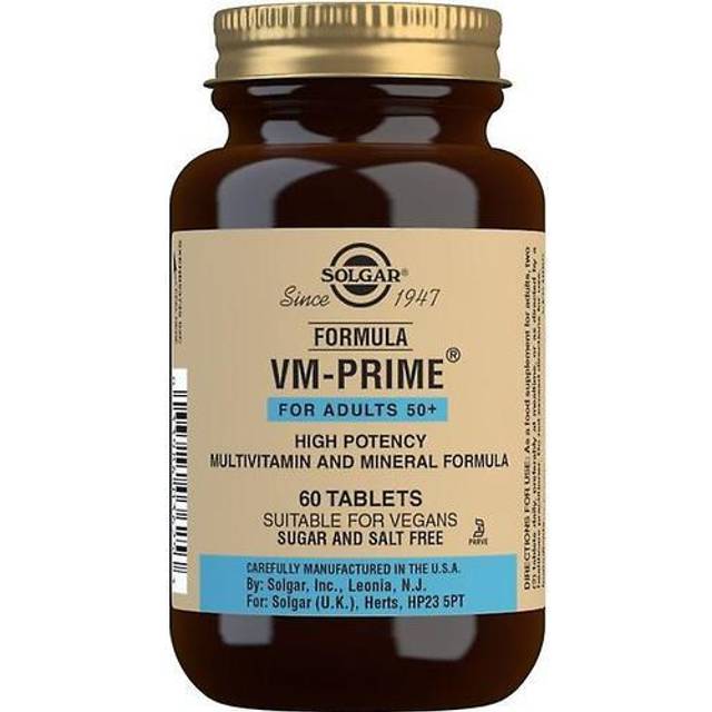 Solgar Formula Vm-Prime for Adults 50+ 60 Tablets