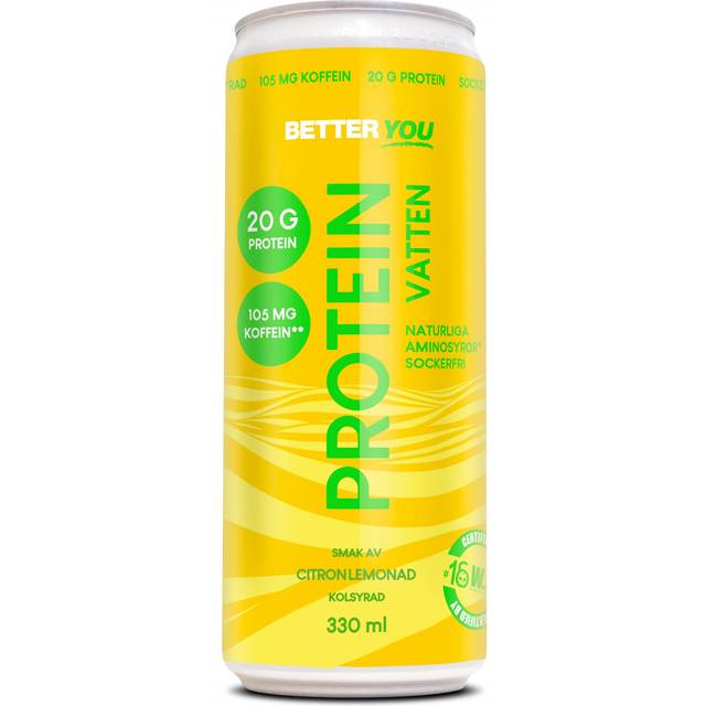 BETTER YOU Better You Proteinvatten Citronlemonad med Koffein 330 ml - Multi