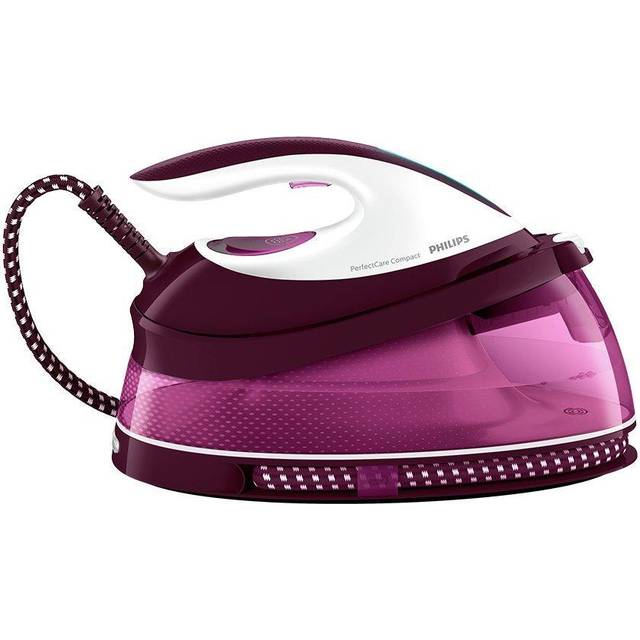 Philips PerfectCare GC7842/46 Compact SteamGlide Steam Generator Iron, Rose