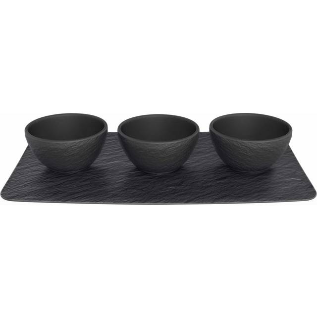 Manufacture Rock Dip Bowl, White 4-pack