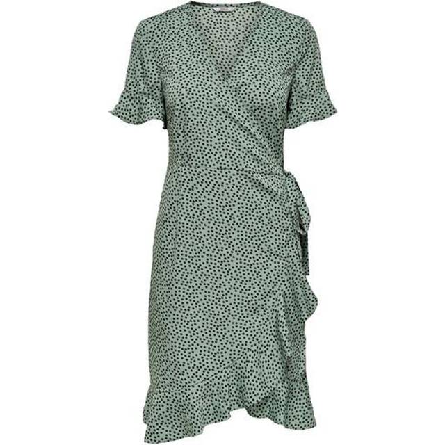 Women's dress Only Olivia wrap - Vert