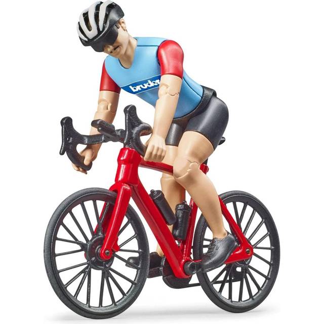 Road Cyclist with Bike
