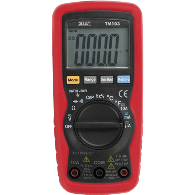 Sealey Professional Auto-ranging Digital Multimeter - 11 Function
