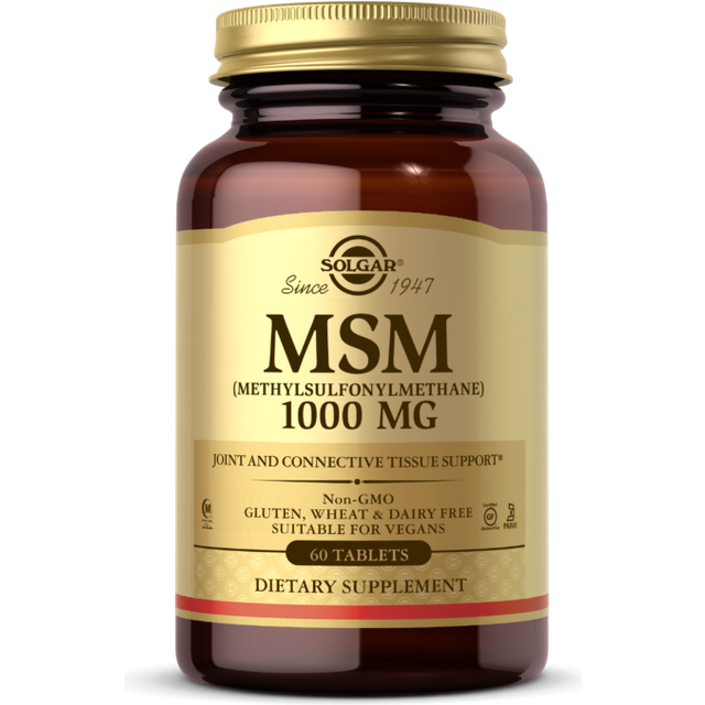 Solgar MSM 1000mg 60 Tablets