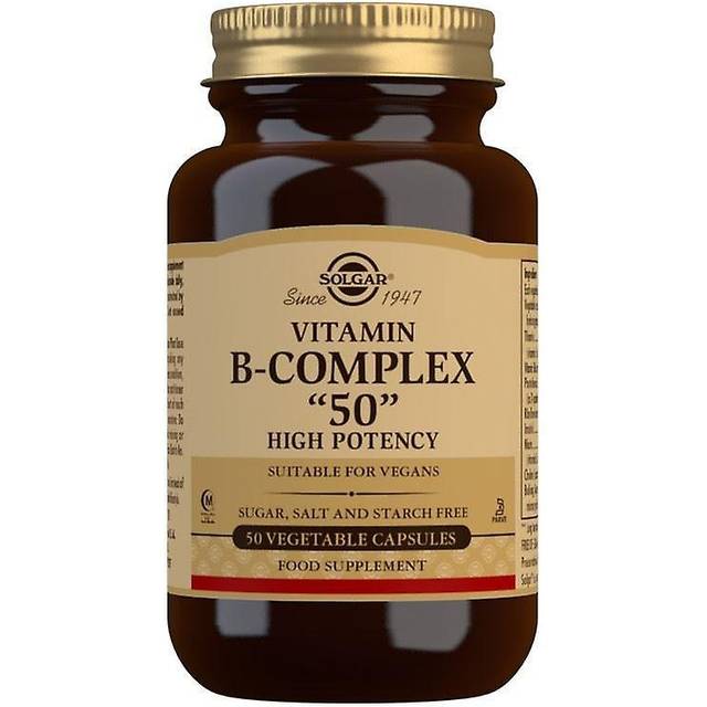 Solgar Formula Vitamin B-Complex "50" High Potency 50 Capsules