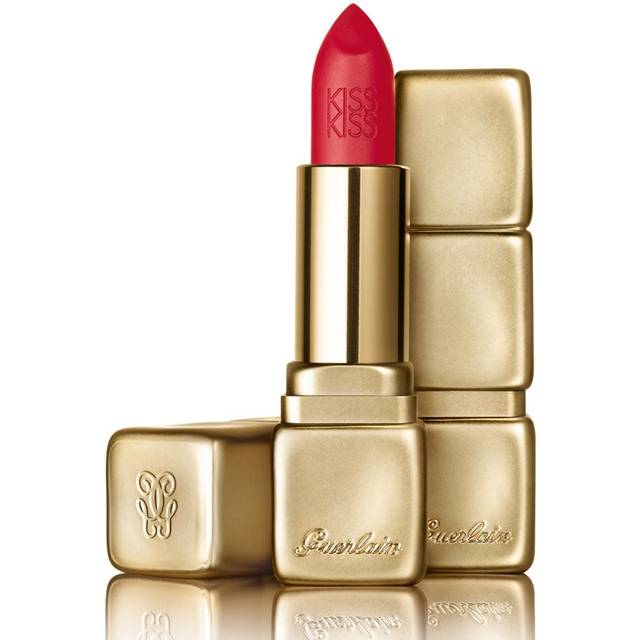 Guerlain KissKiss Matte Lipstick M332 Fire Red