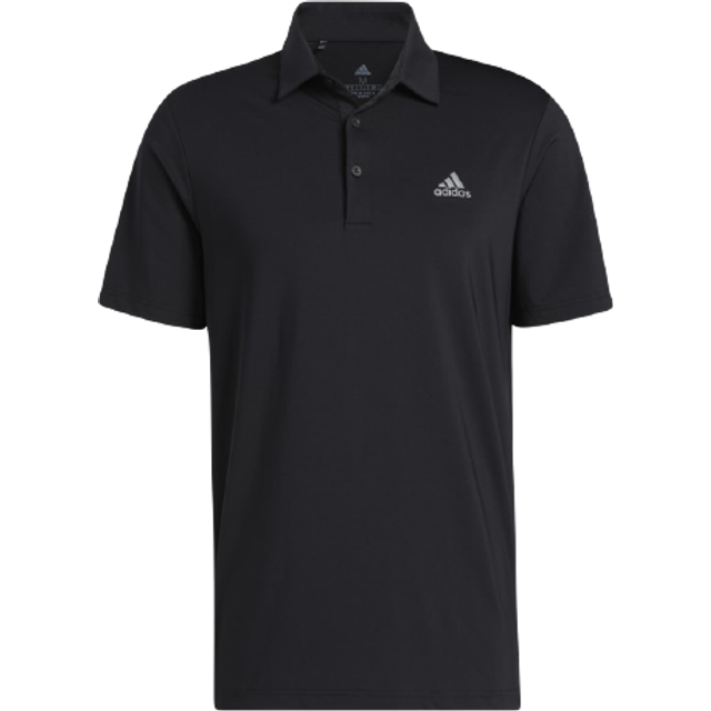 adidas Ultimate365 Herren Polo-Shirt mit Kent-Kragen Kurzarm-Shirt Golf-Hemd GM4014 Schwarz