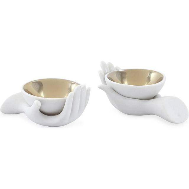 Jonathan Adler Eve Porcelain Salt and Pepper Cellars Set