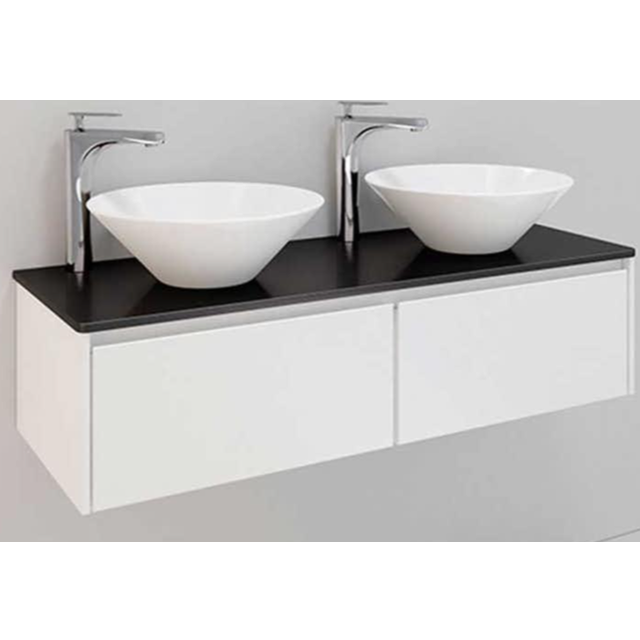 Noro Tvättställskåp Lifestyle concept 1200 dubbel 2 lådor (Typ: Dubbelt loop handfat)
