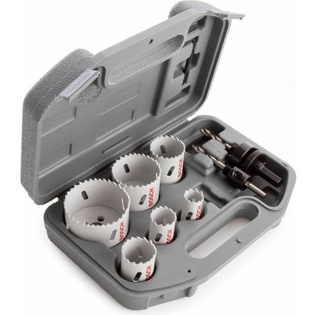 Bosch Standard HSS Bi-Metal Holesaw Electricians 9pc Set 2608580804