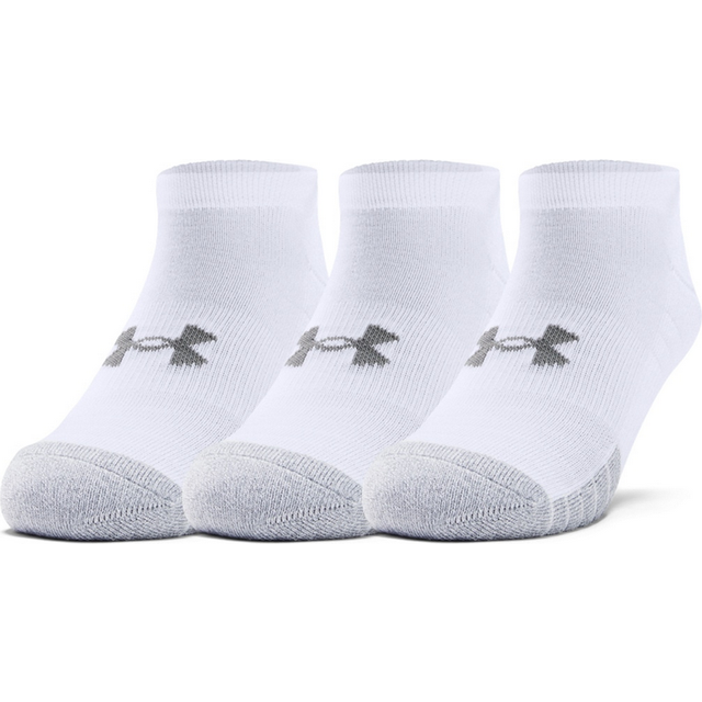 Under Armour Heatgear No Show Socks White XL (XL)
