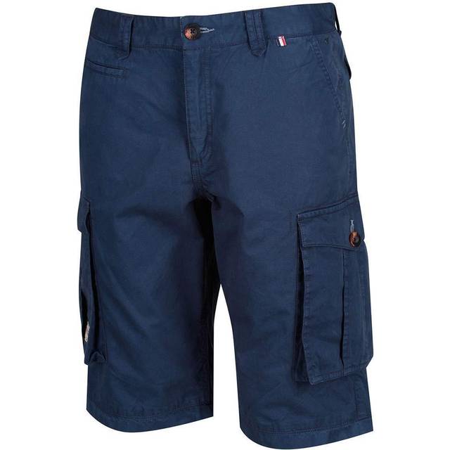 (30in, Navy) Regatta Mens Shorebay Vintage Cargo Shorts