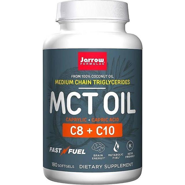 Jarrow Formulas - MCT-olja, 1000 mg - 180 mjuka kapslar