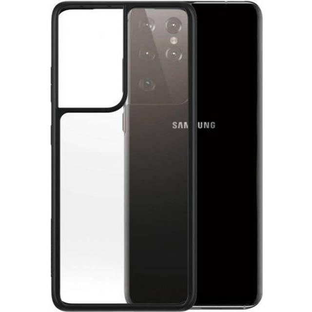 PanzerGlass ClearCase Samsung Galaxy S21 Ultra AntiBacterial Cover, Sort