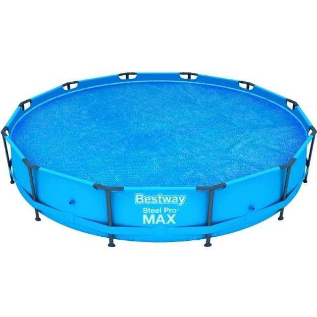 Bestway Flowclear Solar Swimming Pool Cover Collection,Bestway Fast Set 12ft Solar Swimming Pool Cover